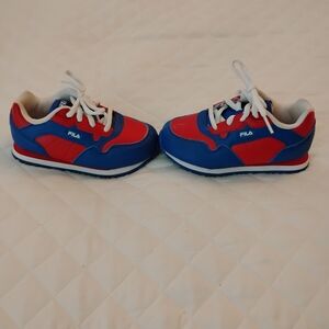 Fila Kids Red and Blue Sneakers